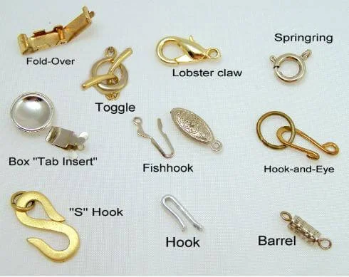 jewelry fastenings