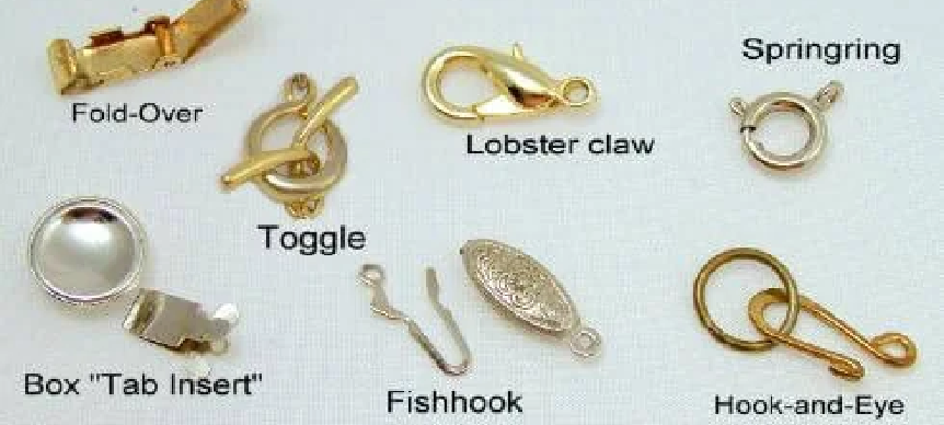 jewelry fastenings